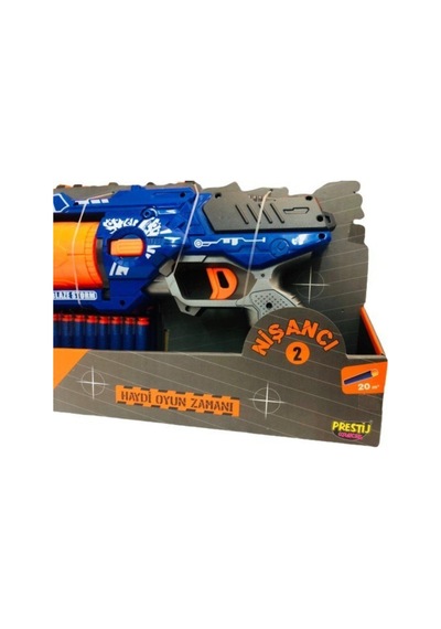 Nişancı 2 Nerf Yumuşak Mermi Atan Tabanca 20 Mermili
