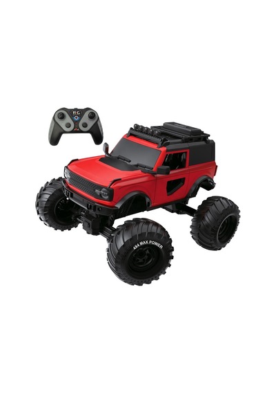 1:8 Ölçek Işıklı Sesli Şarjlı 4x4 Oyuncak Canavar Off-road Aracı Çok Renkli