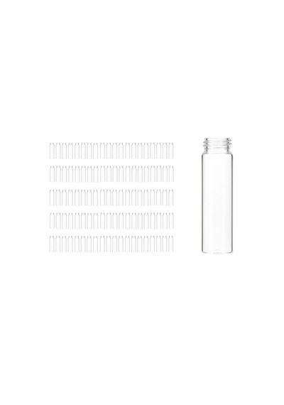 Borox Cam Vial 22 Ml - Şeffaf - Vida Boyun Nd20 - 100 Adet/paket