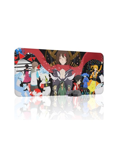 Kagerou Project Kaymaz Dikişli Kauçuk Oyuncu Mousepad V2 - 90x40 Xxl Gaming Mouse Pad Fare Altlığı