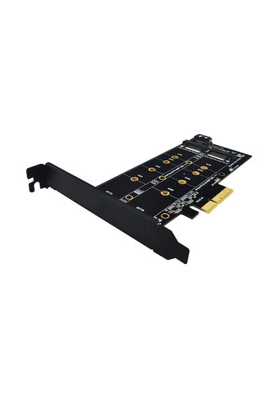 M.2 Nvme Ssd To Pci-E X4 Sata 4898P Çevirici Adaptör Dönüştürücü