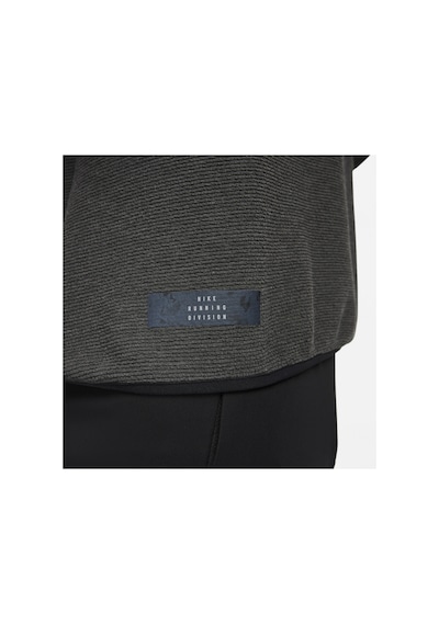 Nike Dri-fit Running Division Midlayer Pullover Hoodie Erkek Sweatshirt Koyu Gri