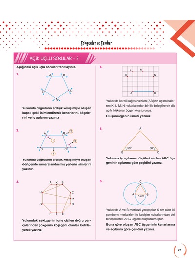 5. Sınıf Matematik Soru Bankası Fasikül Seti