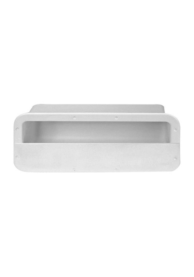 Util. Stor. Case, 1/2 Open, Rect.170x420mm, White