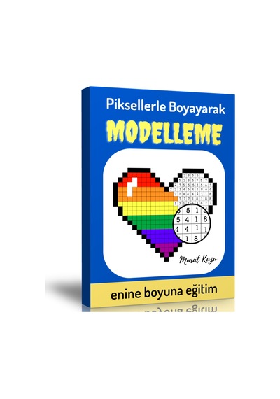 Piksellerle Boyayarak Modelleme Kitabı Spiralli