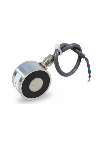Ø50 27 Mm Elektromıknatıs 24v %100 / 48v %50 Çalışma, Yüksek Tutma Gücü, Endüstriyel Ve Test Sistemleri İçin