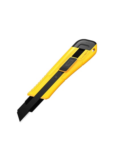 Deli Otomatik Kilitli Geniş Maket Bıçağı 18 Mm.