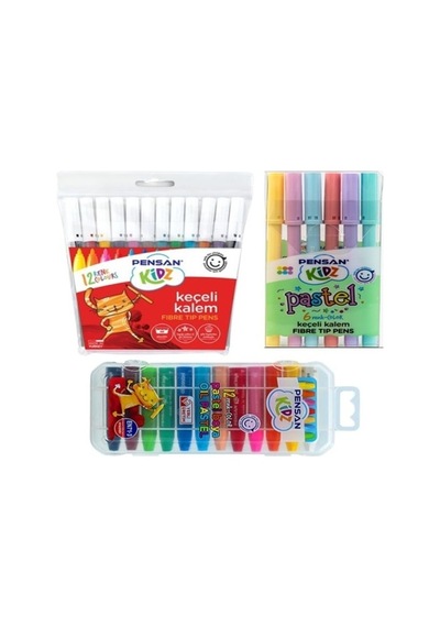 Pensan Keçeli Pastel Boya Seti