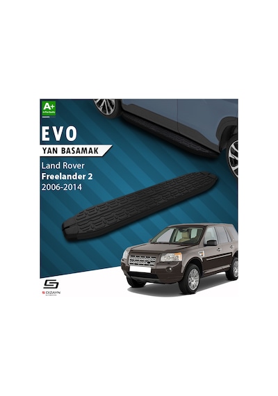 S-dizayn Land Rover Freelander 2 Evo Siyah Yan Basamak 173 Cm 2006-2014