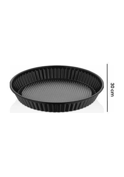 Yanmaz Yapışmaz Emaye Turta Kek Kalıbı 30cm Emaye Beyaz Diğer