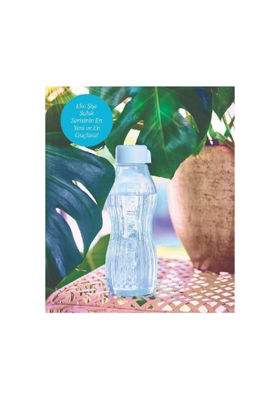 Tupperware Eko Şişe Ice 880 Ml Dondurulabilir Matara Suluk Mavi