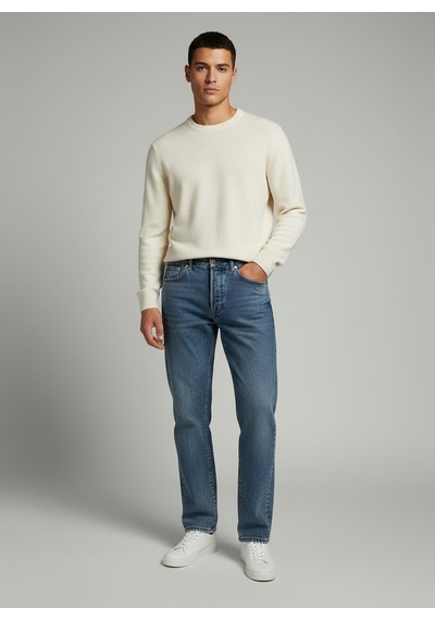 Onstye Loose Tape. Box Cro Dnm Erkek Mavi Denim Pantolon - 22038628 Mavi