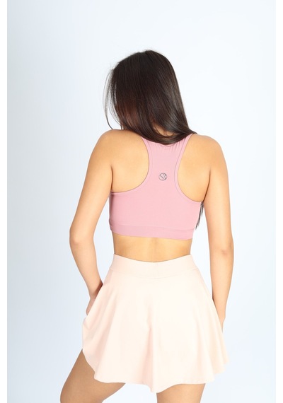 Soft&Basic Rose Hafif Destekli Kaplı Sporcu Bralet Pembe