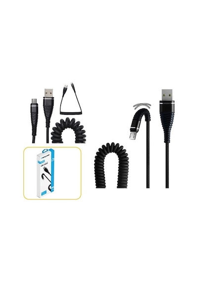 Sprange M-Springy 3.1A Micro Usb Şarj Ve Data Kablosu 1.2Metre (550825691)