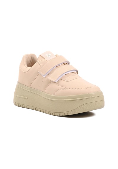 Dunlop Dnp-2106 Bej Kalın Taban Kadın Sneaker 001