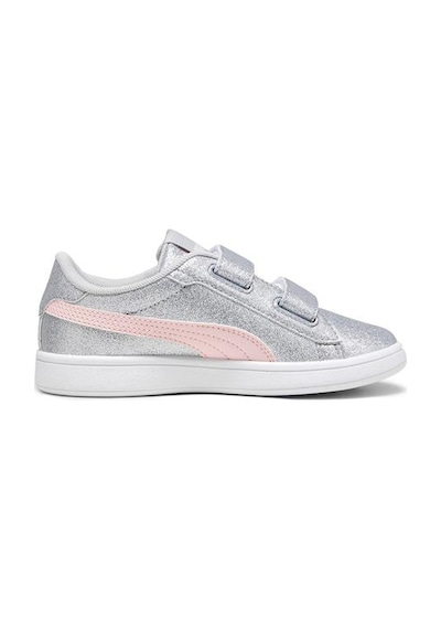 Puma Smash 3.0 Gliz Glam V Ps Çocuk Gri Sneaker