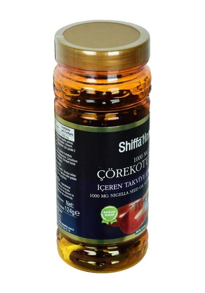 Aksuvital Shiffa Home Çörekotu Yağı Soğuk Sıkım 1000 MG 100kapsül