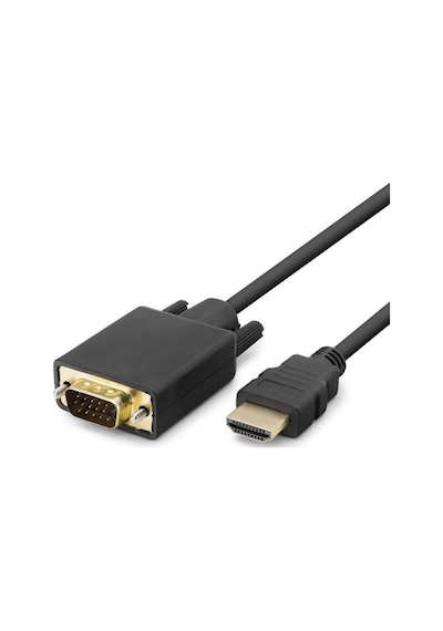 Hdmı To Vga Kablo Pvc 120hz 1080p 1.8m Siyah Hdx7795