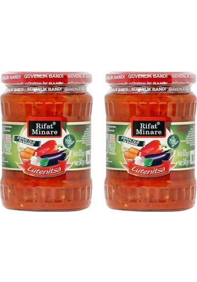 Rıfat Minare Lütenitsa Acı Sos Cam 2 x 580 G
