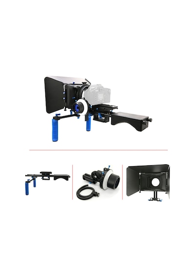 Dslr Film Seti Rig Rl-04 + Followfoucs F3 + Mattebox M3