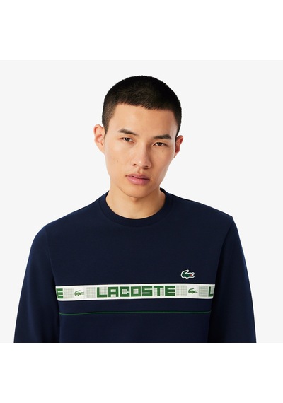 Lacoste Sh4767 Erkek Sweatshirt Lacivert