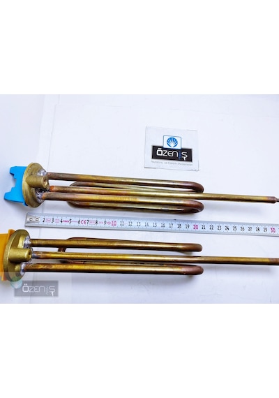 Ariston Uyumlu Çıkıntılı Model Bakır Termosifon Rezistansı  - Termostatlı - 1500 Watt