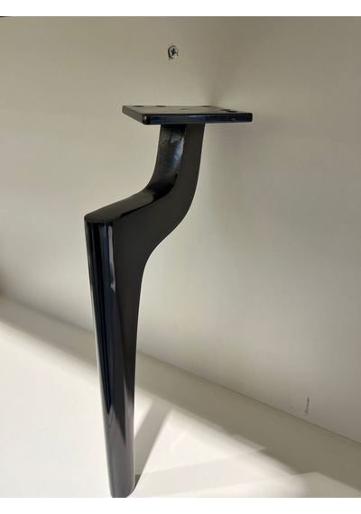 Zarif Metal Ayak 25cm Füme Komidin Koltuk Ünite Şifonyer Dolap Vestiyer Modern Mobilya Ayağı Füme