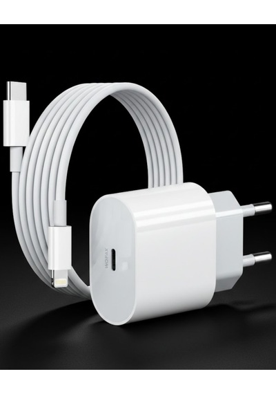 İphone 14 13 12 11 Uyumlu 20w Pd Hızlı Şarj Adaptörü Ve 1.2 M Lightning Kablo Seti Mh-hs5452-2542