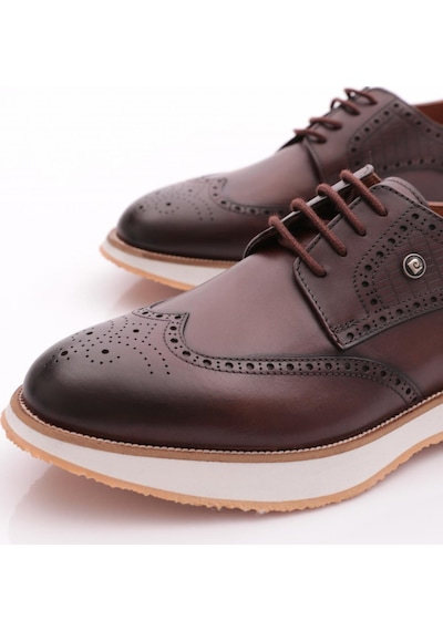 Pierre Cardin 6696-160 Premium Erkek Klasik Ayakkabı Kahverengi Spiro