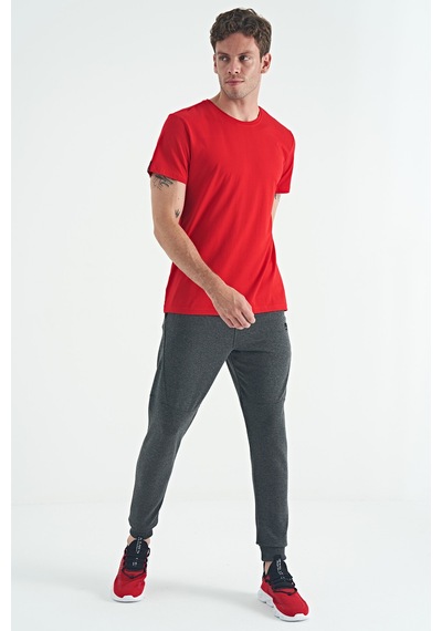 Air Jones Tommy Life Calvin Kırmızı Basic Erkek T-shirt - 88245 Kirmizi