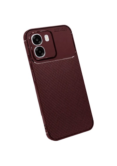 Newface Oppo Oppo A6t 5g Auto Focus Karbon Kapak - Bordo
