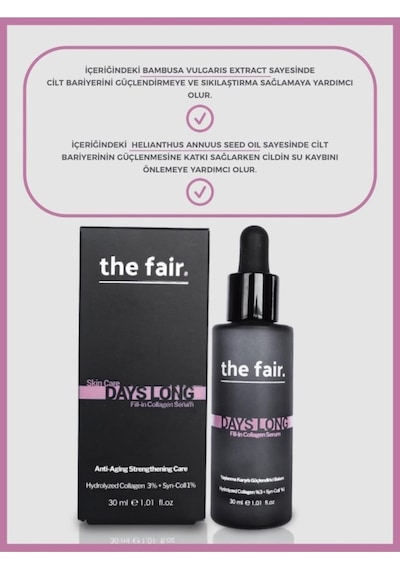 The Fair Kolajen & Sıkılaştıcı Peptit Destekli Set