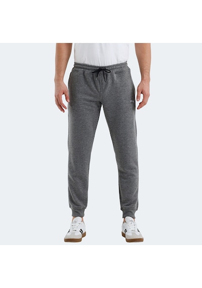 Slazenger CUPA I Erkek Cepli Koyu Gri Eşofman Altı
