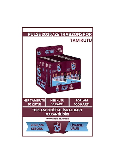 Trabzonspor - Pulse Futbolcu Kartları 2025/26 - Tam Kutu
