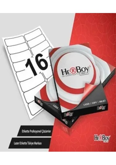 Herboy Etiket-laser 99.1x34 Mm Hb-1016 Lila