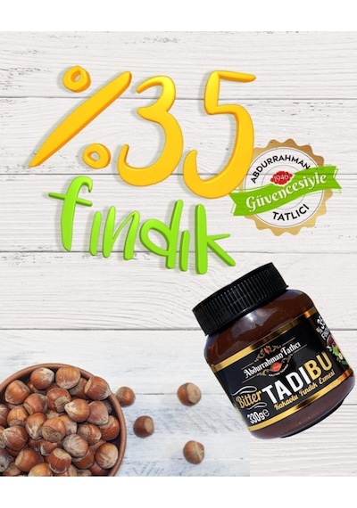 Tadıbu Bitter Kakaolu Fındık Ezmesi 3 X 330 Gr