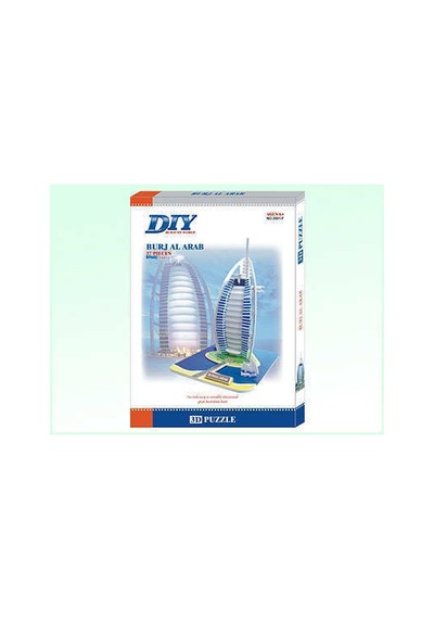 Dubai Hatırası Maket Burç El Arap Dubai 3D Puzzle 3 Boyutlu Burj