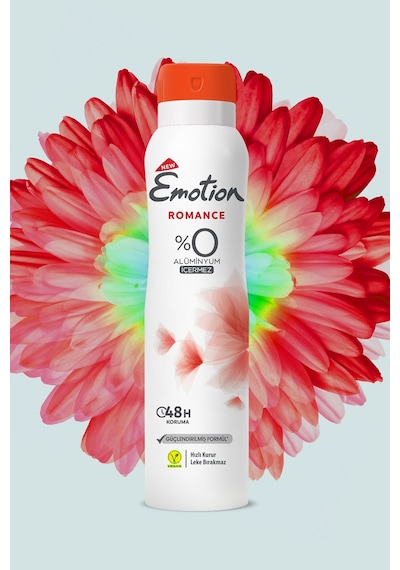 Romance Kadın Vegan Deodorant 6x150ML Hızlı Kurur, Leke Bırakmaz