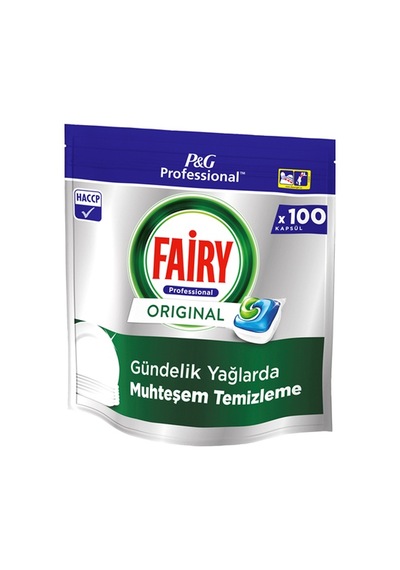 Fairy Professional Hepsi 1 Arada Bulaşık Tableti 100'lü 2'li Ekonomik Paket Avantaj Paketi Mıchu