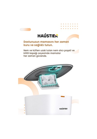 Qq023 Akıllı Kedi Köpek Mama Kabı, Tuya App-wifi Uzaktan Kontrol, 4lt Hazne, Metal Kase