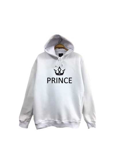 Prince Prens Baskılı Sweatshirt Siyah