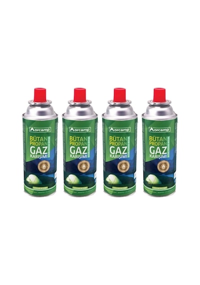 Orgaz Kamp Kartuş Tüp 227 Gr Orcamp 4lü Paket - Kts227 Çok Renkli