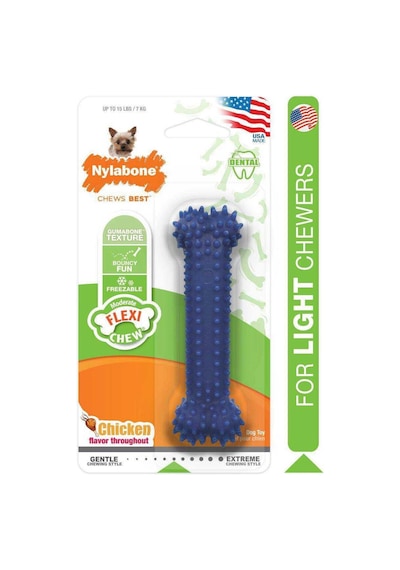 Nylabone Tavuk Aromalı Dental Köpek Oyuncağı XS