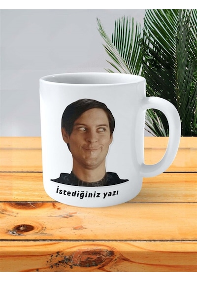 Tobey Maguire Baskılı Kupa Bardak Kişiye Özel Model 1 Çok Renkli