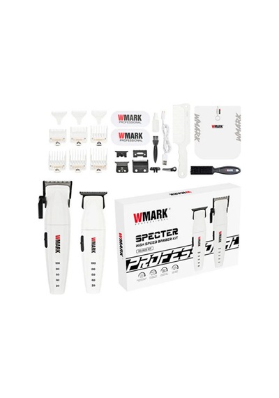 Wmark Ng-8632 Beyaz Metal Saç Şekillendirme Seti