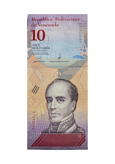 Venezuela 2018 Yılı 10 Bolivares Çil Unc Koleksiyon Para