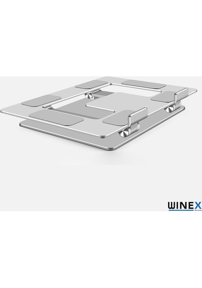 Winex Metal Ayarlanabilir Laptop Yükseltici Katlanabilir Stand