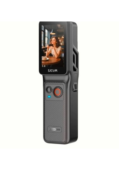 Sjcam C400 Pocket 4k Uhd 3'ü 1 Arada Titreşim Engelleme Çift Ekranlı Vlog Aksiyon Kamerası Siyah