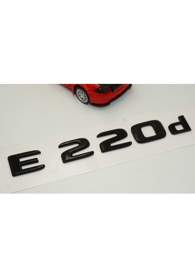 E 220d Bagaj Parlak Siyah ABS 3M 3D Yazı Logo