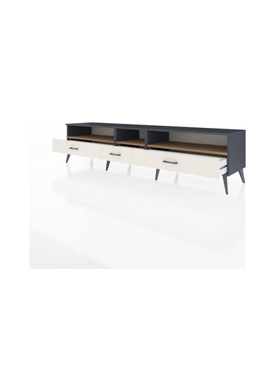 Hyperion Tv Ünitesi 3 Raflı 3 Çekmeceli 220x44x51 Antrasit-çam/aytaşı Atlas Çam/aytası - Antrasıt Hyperion Tv Ünitesi 3 Raflı 3 Çekmeceli 220x44x51 Antrasit-çam/aytaşı Atlas Çam/aytası - Antrasıt